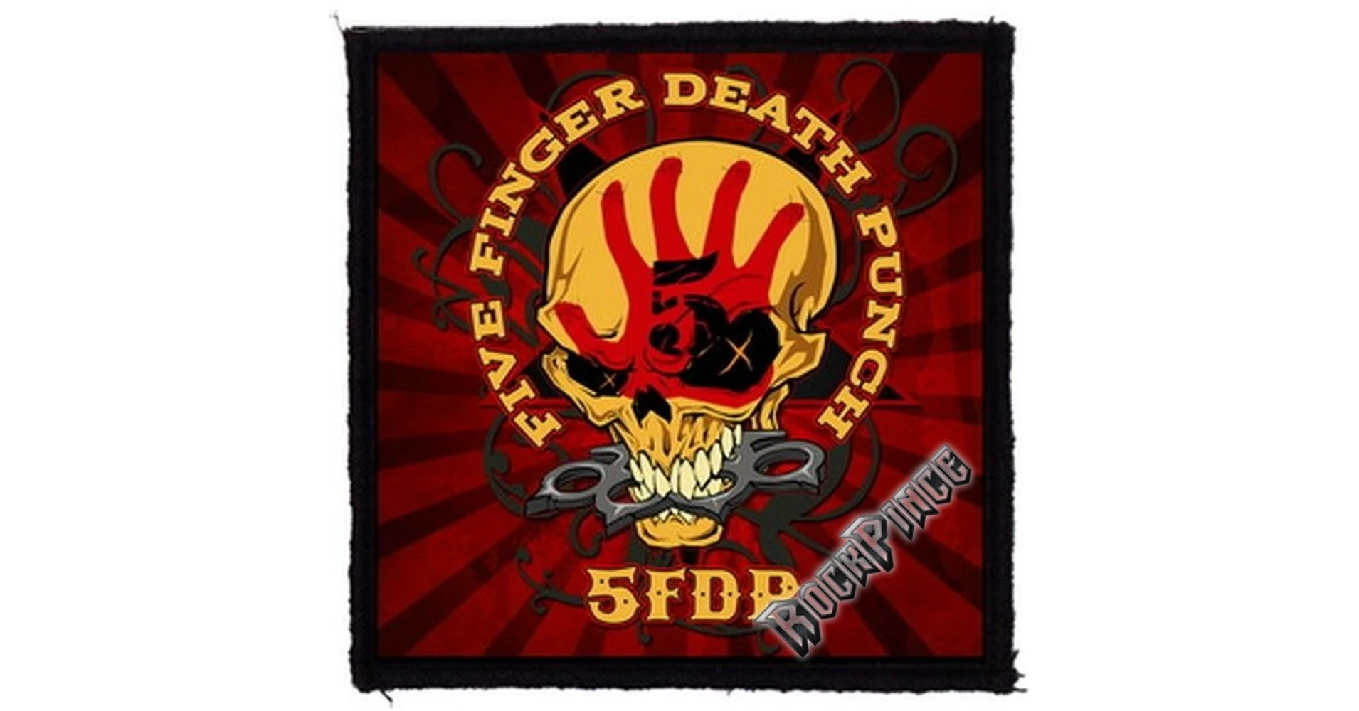 FIVE FINGER DEATH PUNCH - 5FDP Skull (95x95) - kisfelvarró HKF-0145 ...