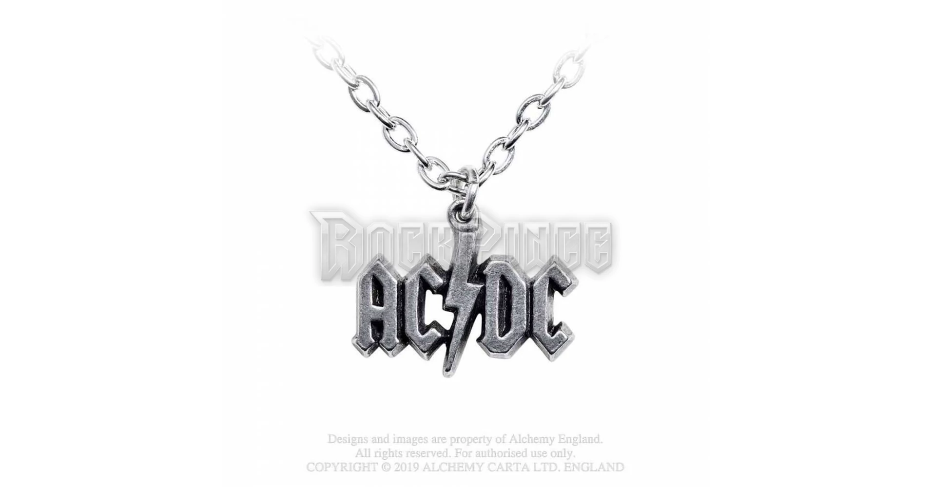 AC/DC: Lightning Logo - nyaklánc PP520 - Ragnarock