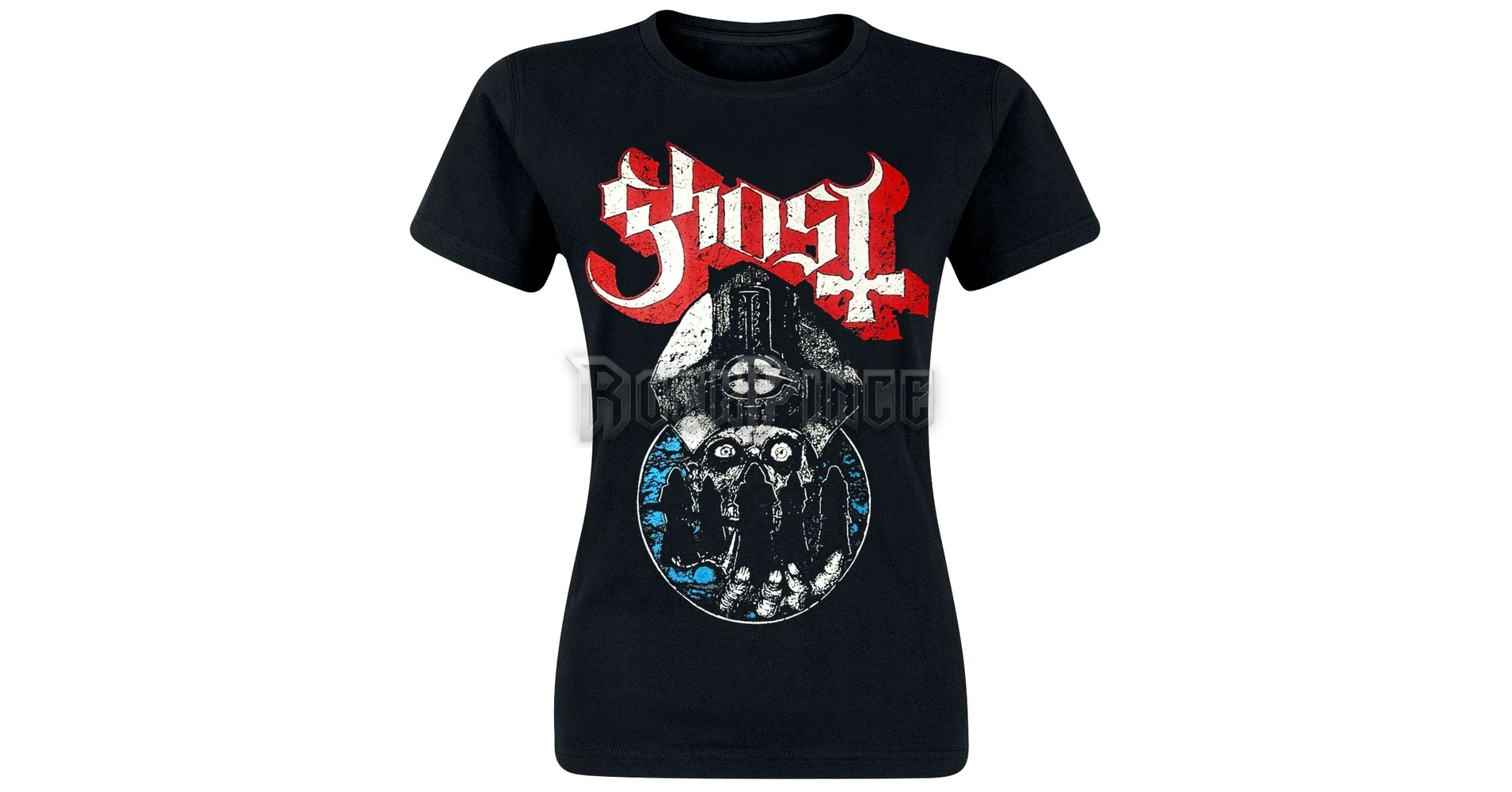 GHOST Papa Warriors Backpatch Aufnäher – Schwarz, 36x30 Cm Für Jacken