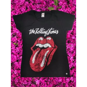 The Rolling Stones - Vintage Logo - NŐI PÓLÓ - RGN-ROLLING