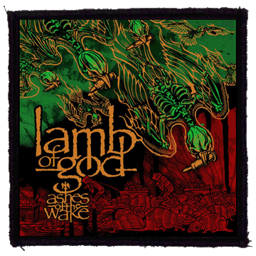 LAMB OF GOD - Ashes On A Wake (95x95) - KISFELVARRÓ -  HKF-0952