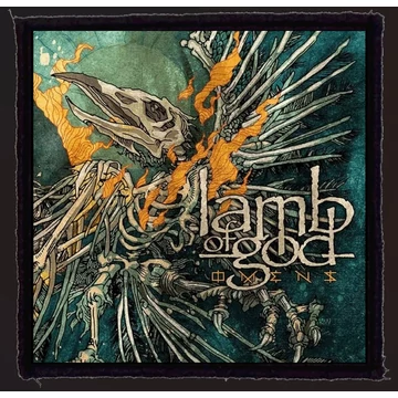 LAMB OF GOD - Omens - KISFELVARRÓ (95x95) - HKF-0982 