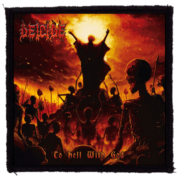 DEICIDE - To Hell With God (95x95) - kisfelvarró - HKF-1000