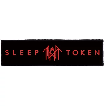 SLEEP TOKEN: Logo superstrip (20 x 5 cm) - KISFELVARRÓ -  HKF-0977