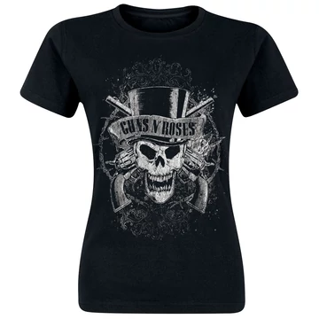 Guns N' Roses - Faded Skull - NŐI PÓLÓ - GNRTS17MBGR