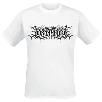 LORNA SHORE - Logo - Fehér Unisex Póló -  LRSHWH08