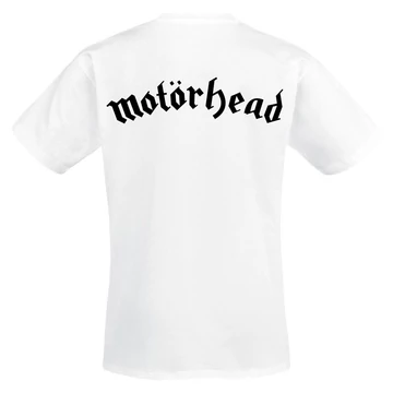 MOTORHEAD - Logo - Fehér Unisex Póló - MTHDWH11