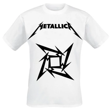 METALLICA - Logo - Fehér Unisex Póló - MTLKWH10
