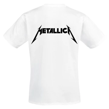 METALLICA - Logo - Fehér Unisex Póló - MTLKWH10