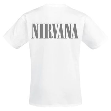 NIRVANA - Logo - Fehér Unisex Póló -  NRVNWH12