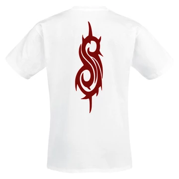 SLIPKNOT - Logo - Fehér Unisex Póló -  SLTKWH19 