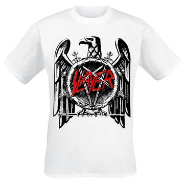 SLAYER - Logo - Fehér Unisex Póló - SLYRWH17