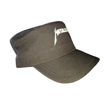 METALLICA - Logo - Unisex Fekete Katonai Sapka - RCEG0024