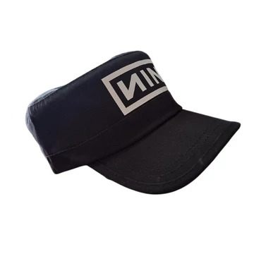 NIN - Logo - Unisex Fekete Katonai Sapka - RCEG0011