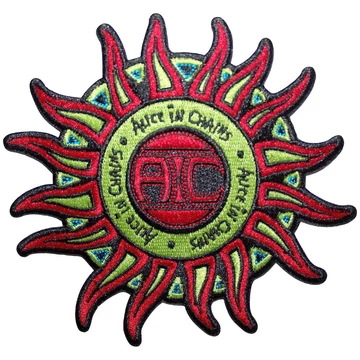 Alice In Chains - Sun Logo Colour - KISFELVARRÓ - AICPAT01