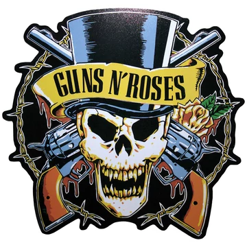 Guns N' Roses - Premium Fridge Magnet - Top Hat - Hűtőmágnes - GNRMAG07 