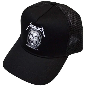 Metallica Unisex Mesh Back Cap - In Vertigo (Black)   - baseball sapka - METMBCAP06B