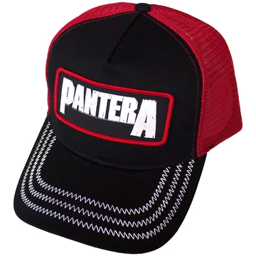 Pantera - B&amp;W Patch (Black &amp; Red - BASEBALL SAPKA - PANTMBCAP05BR 