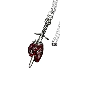 SWORD-PUNCHED HEART PENDANT - Nyaklánc - SWPNHERPD