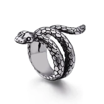 SNAKE ACÉLGYŰRŰ - RING009