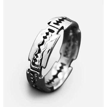 RAZOR BLADE  ACÉLGYŰRŰ - RING007