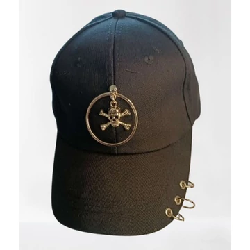 FÉM KIEGÉSZÍTŐKKEL DEKORÁLT BASEBALL SAPKA - VG0013