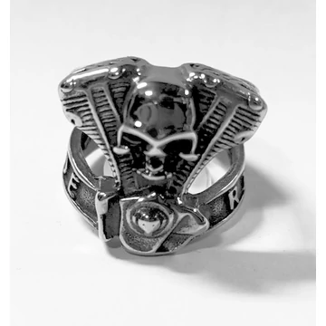 SKULL ENGINE BLOCK - ACÉL GYŰRŰ - SKB122