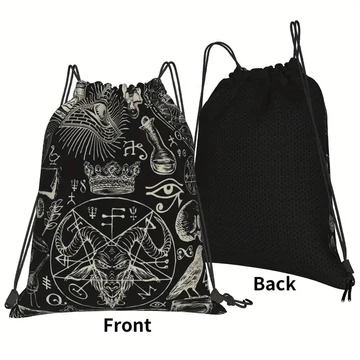Okkult Gótikus  - Húzózsinóros Hátizsák / Tornazsák - OKLTGTS