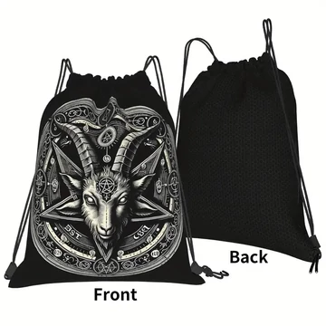  OKKULT BAPHOMETH  - Húzózsinóros Hátizsák / Tornazsák - OKLBAPM 