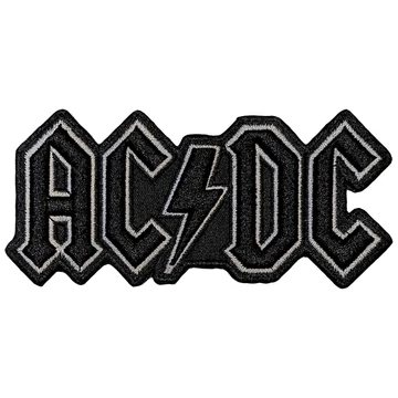 AC/DC - Black Logo - Standard Folt - ACDCPAT22