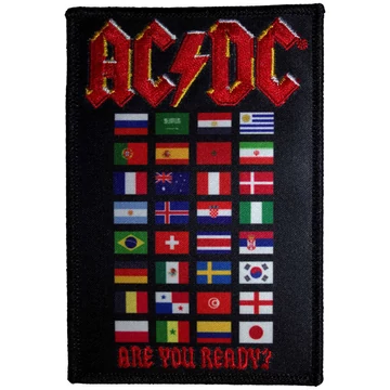 AC/DC - Are You Ready? Flags - Standard Folt - ACDCPAT25