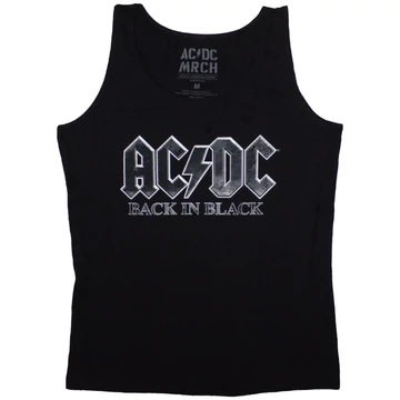 AC/DC - Back In Black - Női Ujjatlan Póló - ACDCTANK132LB