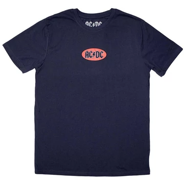 AC/DC - Mini Oval Logo - Unisex Póló - ACDCTS122MN