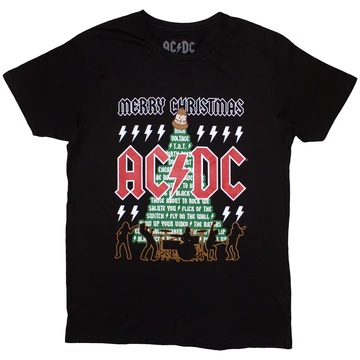 AC/DC - Merry Christmas - Unisex Póló - ACDCTS127MB