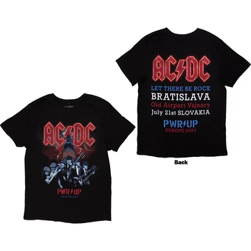 AC/DC - PWR-UP Bratislava '24 - Unisex Póló - ACDCTS150MB01