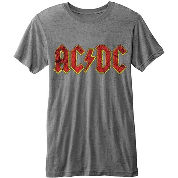 AC/DC - Classic Logo - Unisex Koptatott Póló - ACDCTS30MG