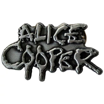 Alice Cooper - Dripping Logo Silver - Kitűző Szett - ACPIN04