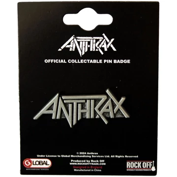 Anthrax - Logo - Kitűző Szett - ANTHPIN02