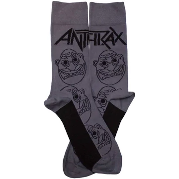 Anthrax - Faces Pattern Mono - Unisex Bokazokni - ANTHSCK03MC