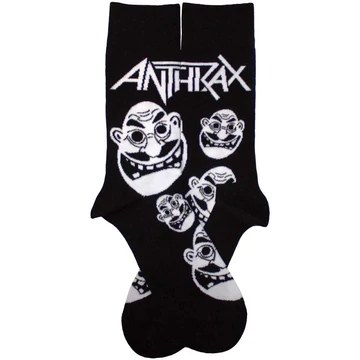 Anthrax - Faces Pattern B&amp;W - Unisex Bokazokni - ANTHSCK04MB