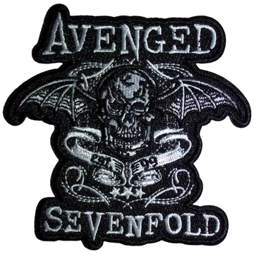 Avenged Sevenfold - Deathbat Banner Cut-Out - Standard Folt - ASPAT06