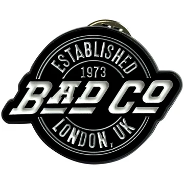 Bad Company - Est. 1973 Circle Logo - Kitűző Szett - BADCOPIN01