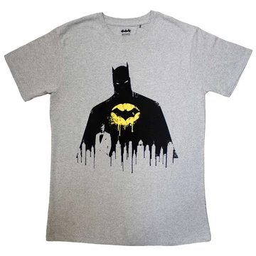 DC Comics - Batman Silhouette Drip - Unisex Póló - BATMANTS23MG
