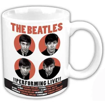 The Beatles - Performing Live - Dobozos Bögre - BEAT62MUG02