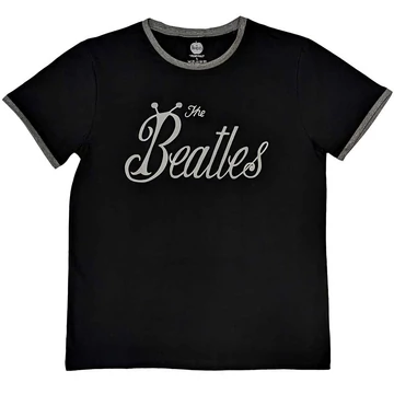 The Beatles - Bug Logo - Unisex Szegélyes Póló - BEAT63RG03MK