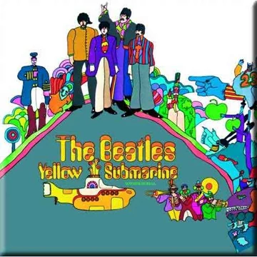 The Beatles - Yellow Submarine - Hűtőmágnes - BEATMAG20