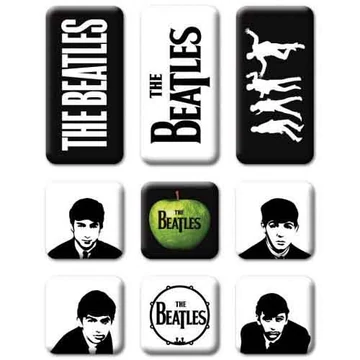The Beatles - Classic Icons 9 Piece Set - Epoxi Mágnes Szett - BEATMAGSET01