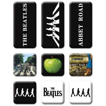 The Beatles - Abbey Road 9 Piece Set - Epoxi Mágnes Szett - BEATMAGSET03