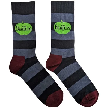 The Beatles - Apple &amp; Stripes - Unisex Bokazokni - BEATSCK15MBL