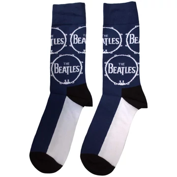 The Beatles - Drum Logo Repeat - Unisex Bokazokni - BEATSCK52MN